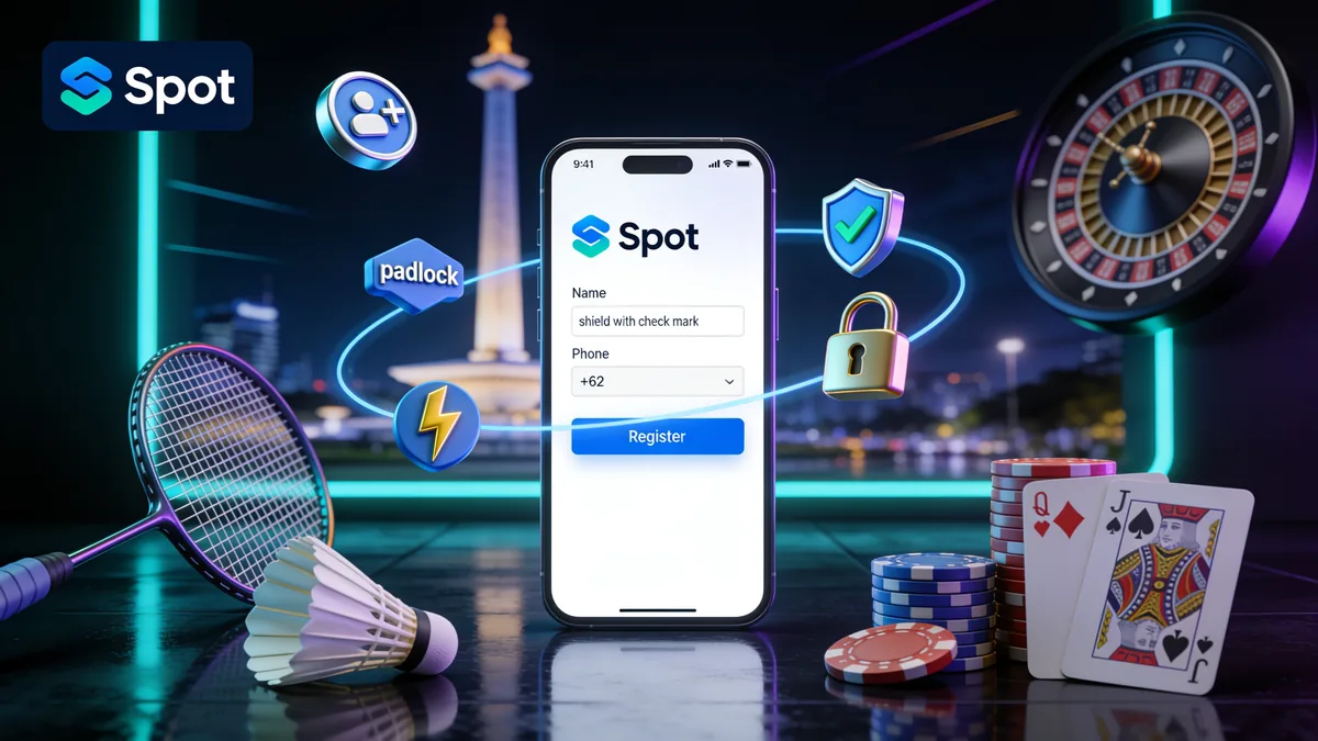 Metode Pendaftaran yang Didukung Spot Bet untuk pemain di Indonesia